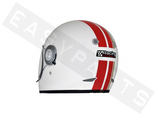Helmet full face VESPA Racing Sixties white